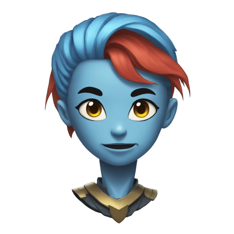 genmoji: Undyne undertale