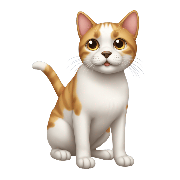 genmoji: cat with dog body