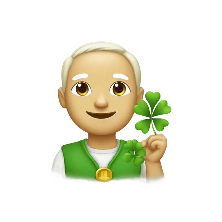 絵文字：bettterdays with 4 leaf clover + Cicero