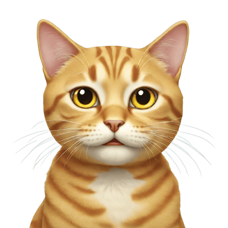 genmoji: Mind-blown cat