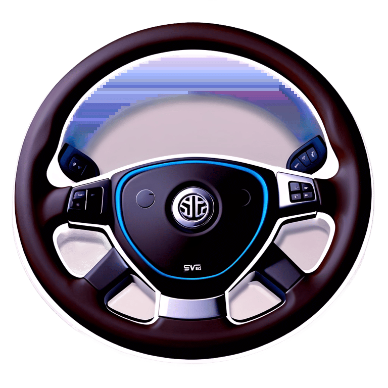 絵文字：steering wheel from the car