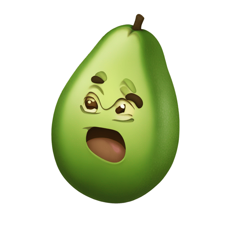 genmoji: crazy advocado