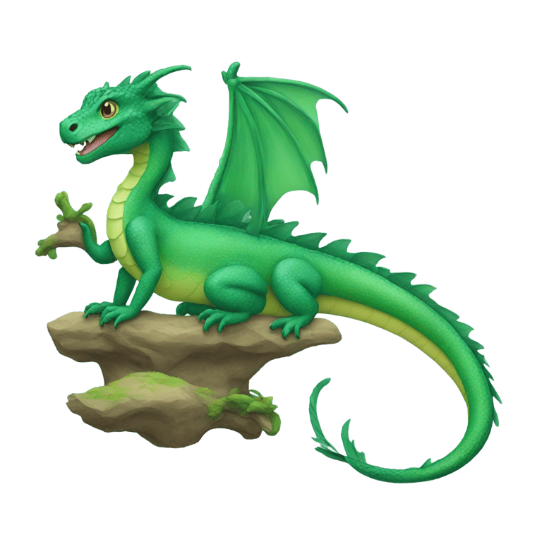 genmoji: a water dragon