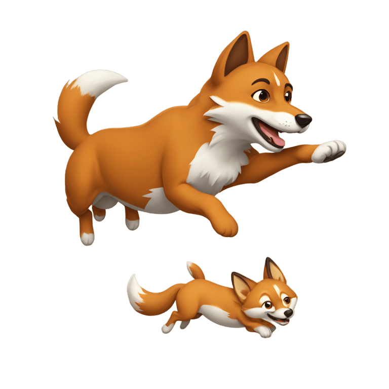 絵文字：The quick brown fox jumps over the lazy dog