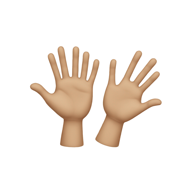 genmoji: quotations marks with hands