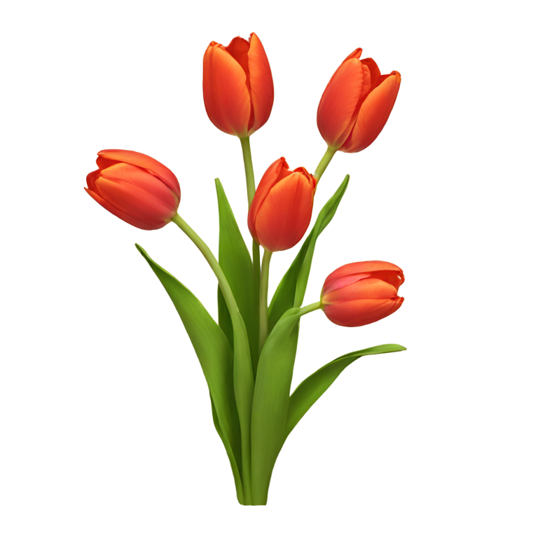 絵文字：チューリップの花