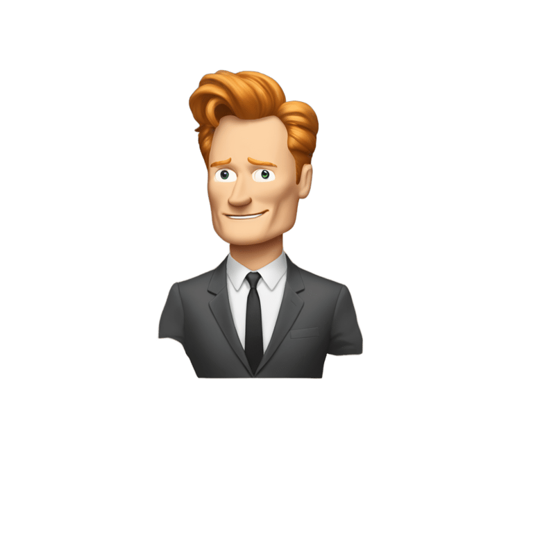 genmoji：conan o’brien no suit