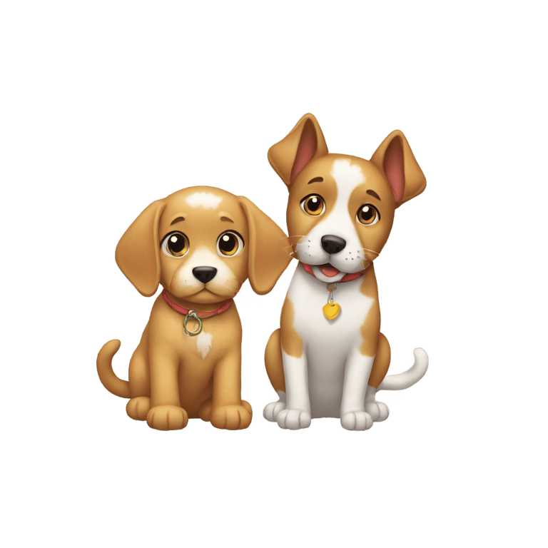 絵文字：Cat And Dog Friends