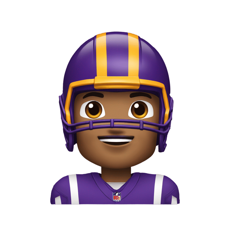 genmoji: Justin Jefferson Minnesota vikings football player 🔥