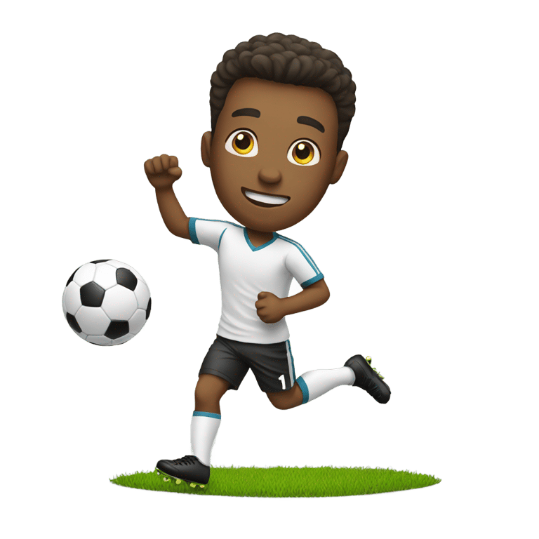 genmoji: soccer man playing