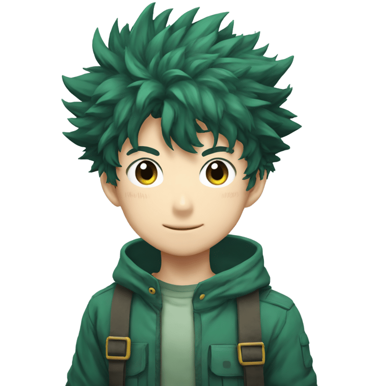 genmoji : Izuku Midoriya