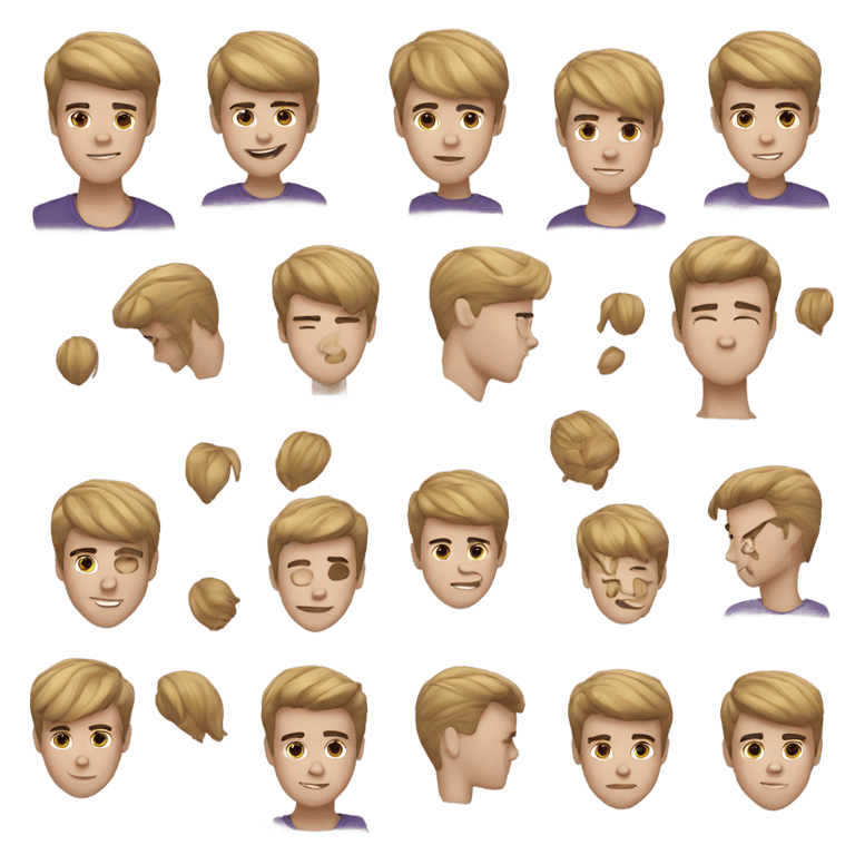 genmoji: Justin Bieber