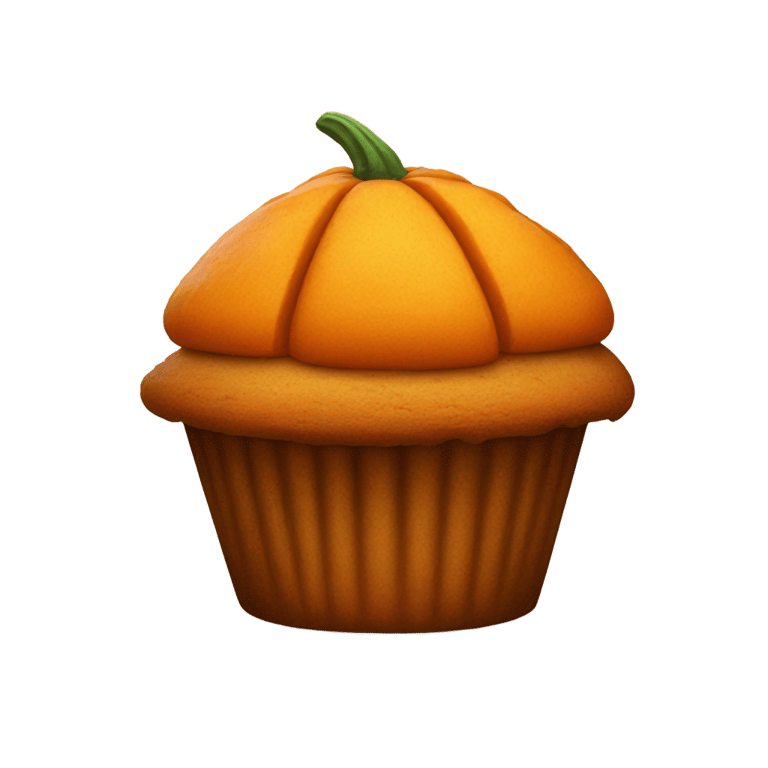 genmoji: Pumpkin muffin