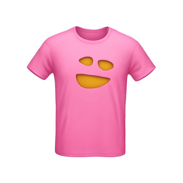 genmoji: pink t shirt