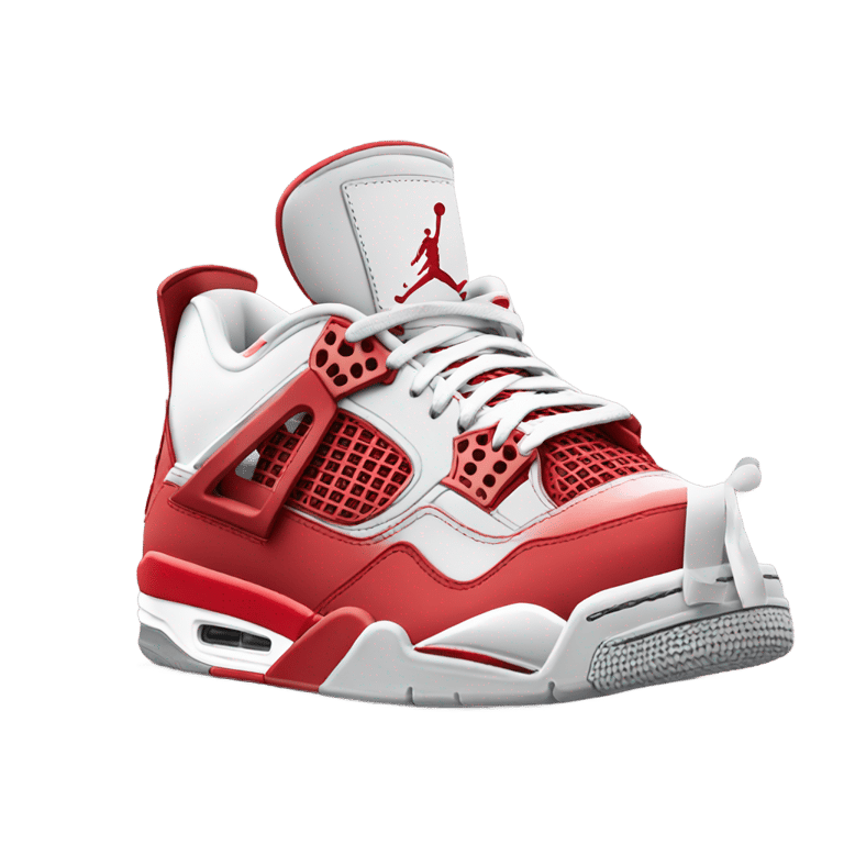 genmoji: Jordan 4 red