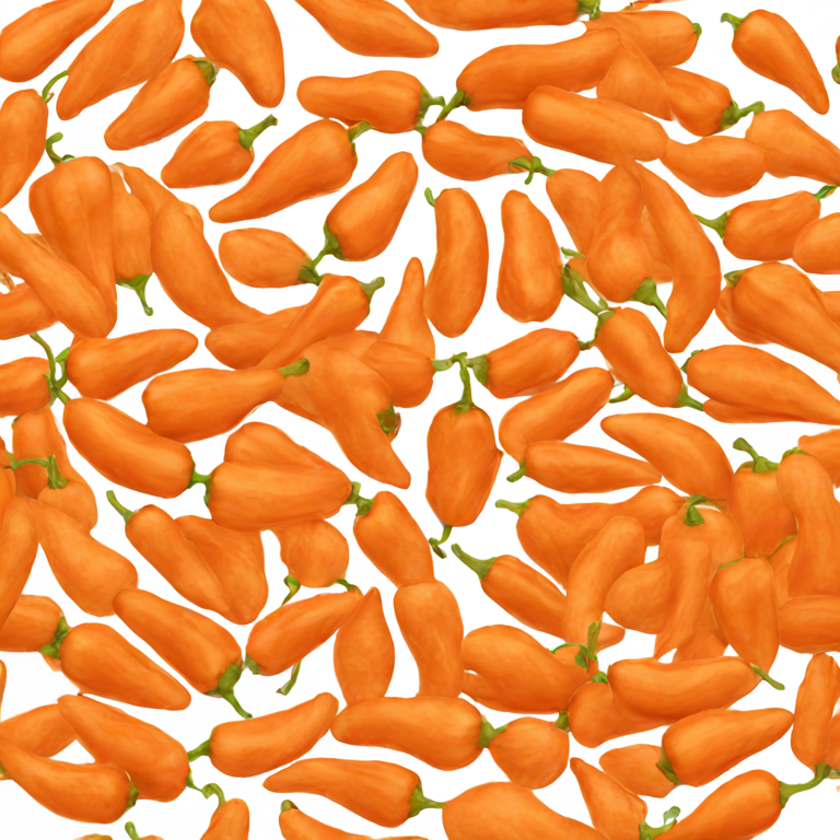 genmoji：橙色辣椒67
