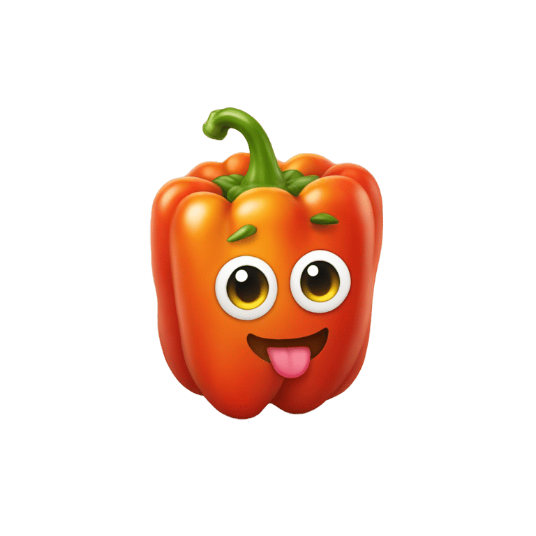 絵文字：a cute bell pepper