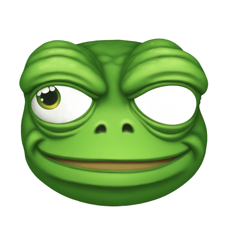 genmoji: Pepe the frog