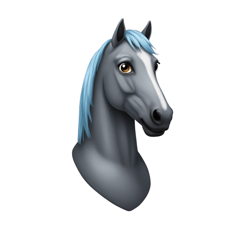 genmoji: a hacker horse