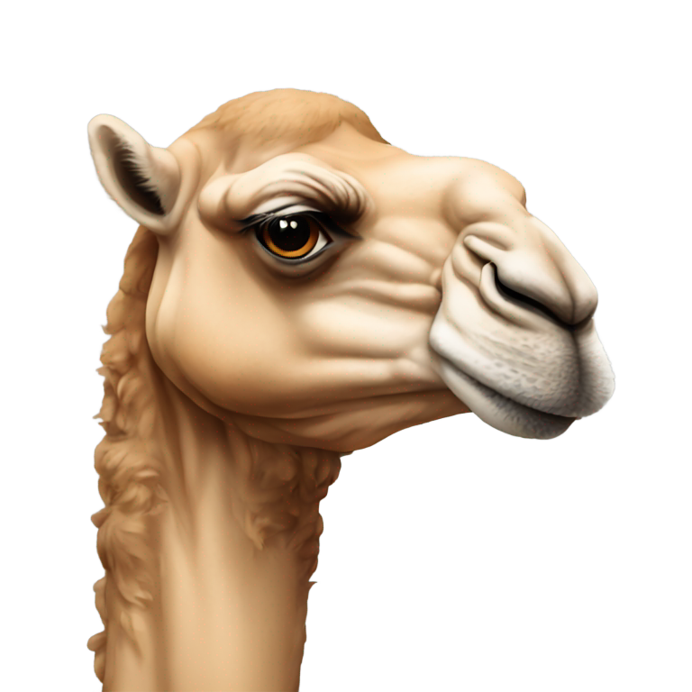 genmoji: camel with attitude