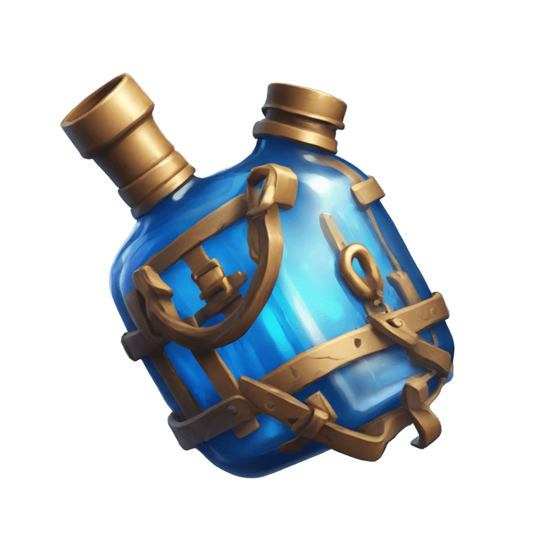 genmoji: Blue Fortnite Mini Potion