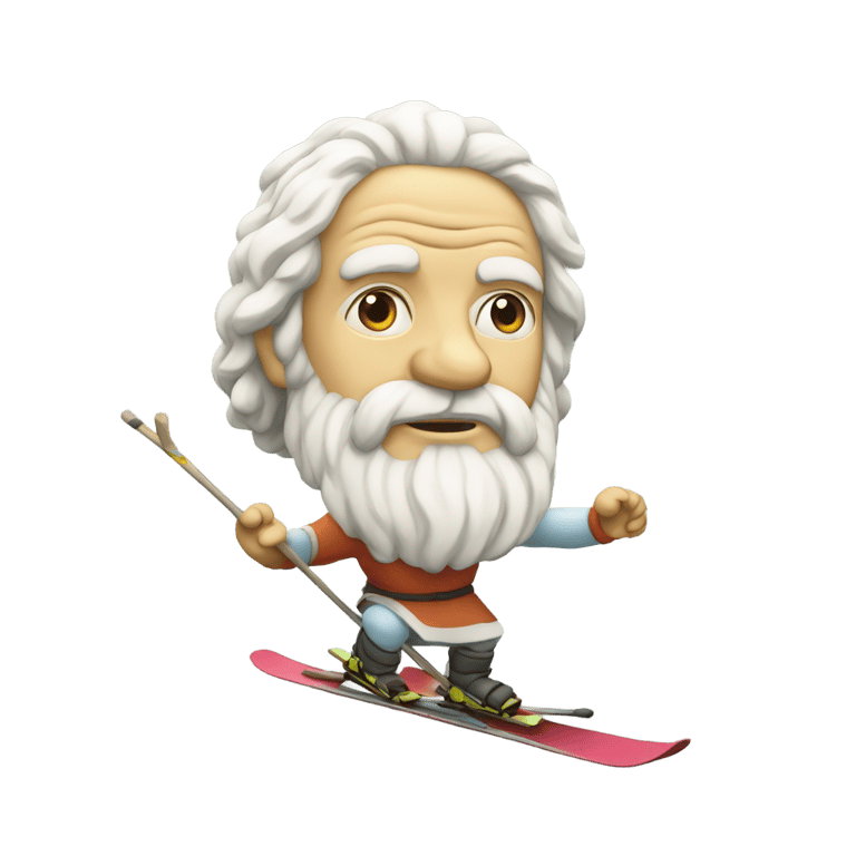 genmoji : Socrate skiant