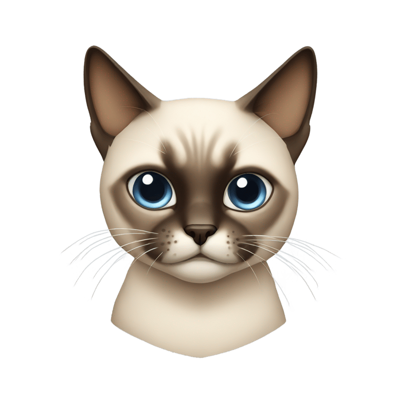 genmoji: angry siamese cat