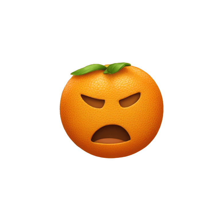 genmoji: orange skin