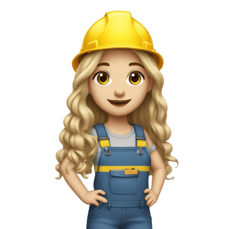 genmoji: sabrina carpenter construction worker