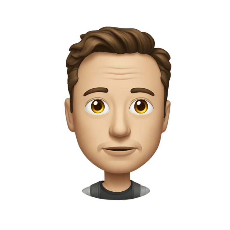 genmoji : Poor Elon Musk with No Money