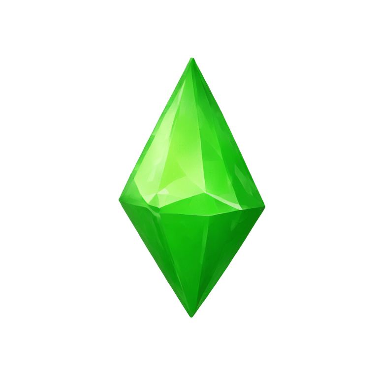 genmoji: Plumbob green The Sims