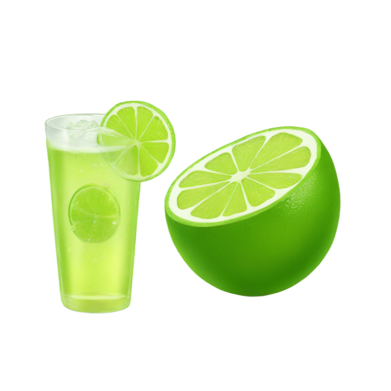 genmoji: Corona with a lime