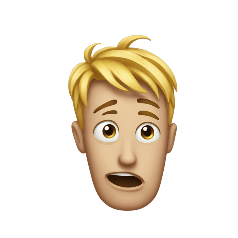 genmoji: very confused emoji