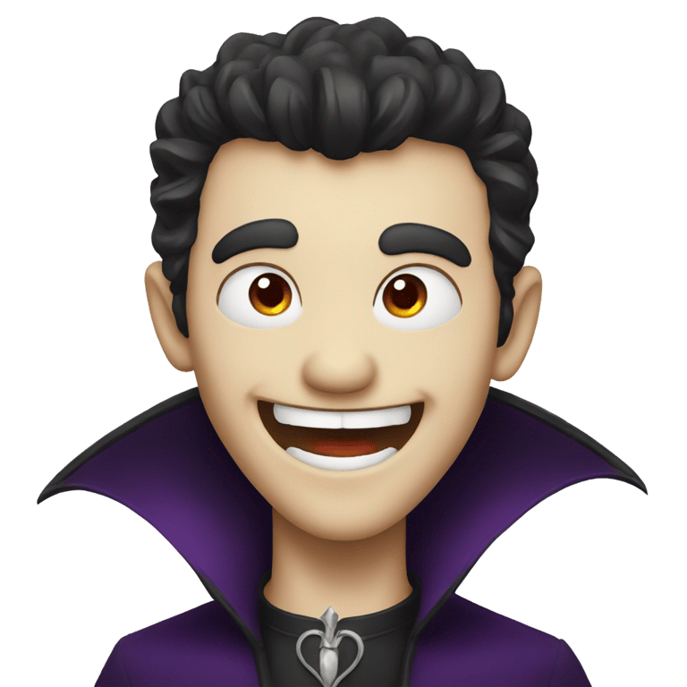 genmoji: HAPPY VAMPIRE