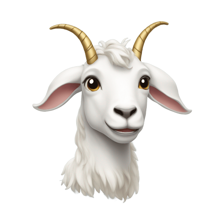 genmoji: Unicorn goat