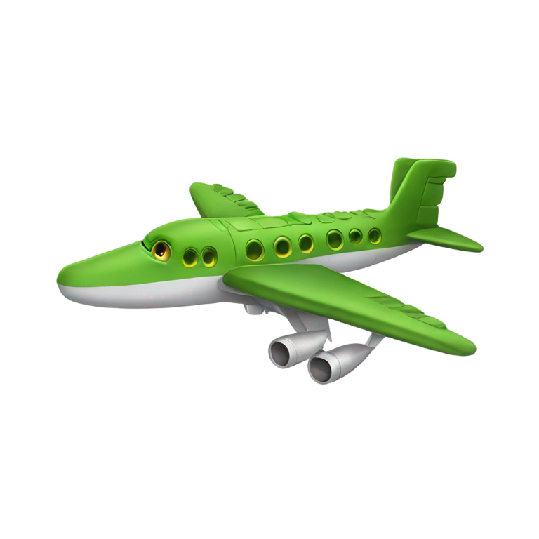 genmoji: Plane crocodile