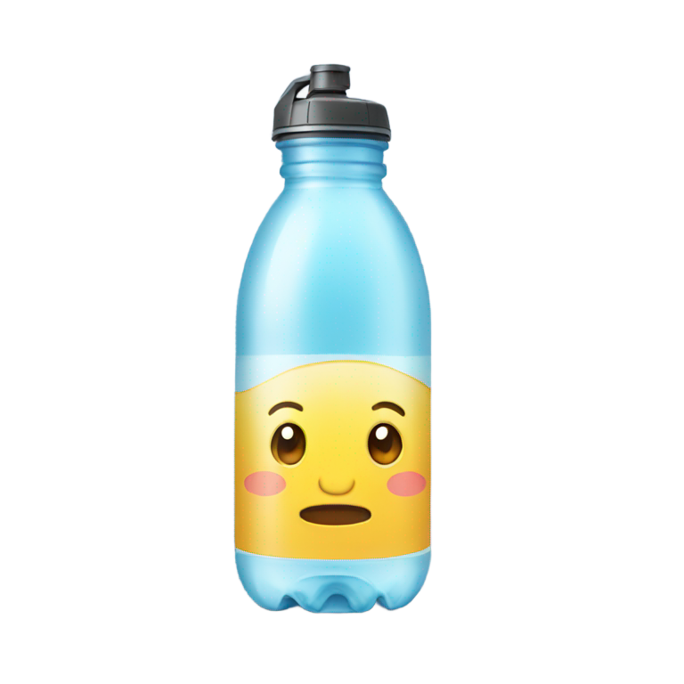 genmoji: waterbottle