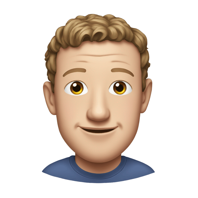 genmoji: Mark Zuckerberg