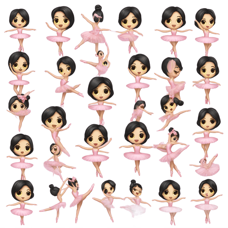 genmoji: katy perry as a ballerina