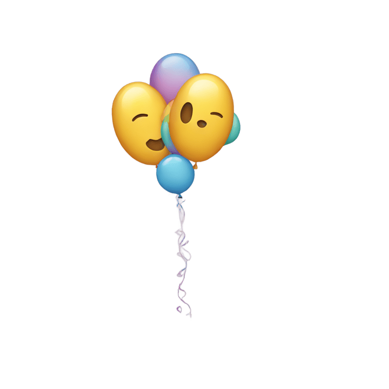 genmoji: Balloon number 1