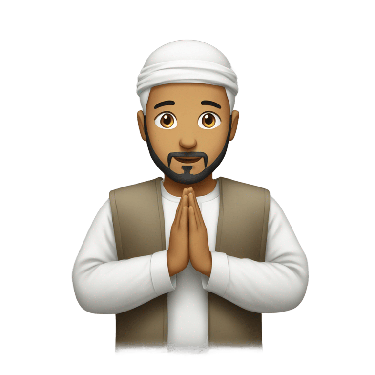 絵文字：A Muslim who prays