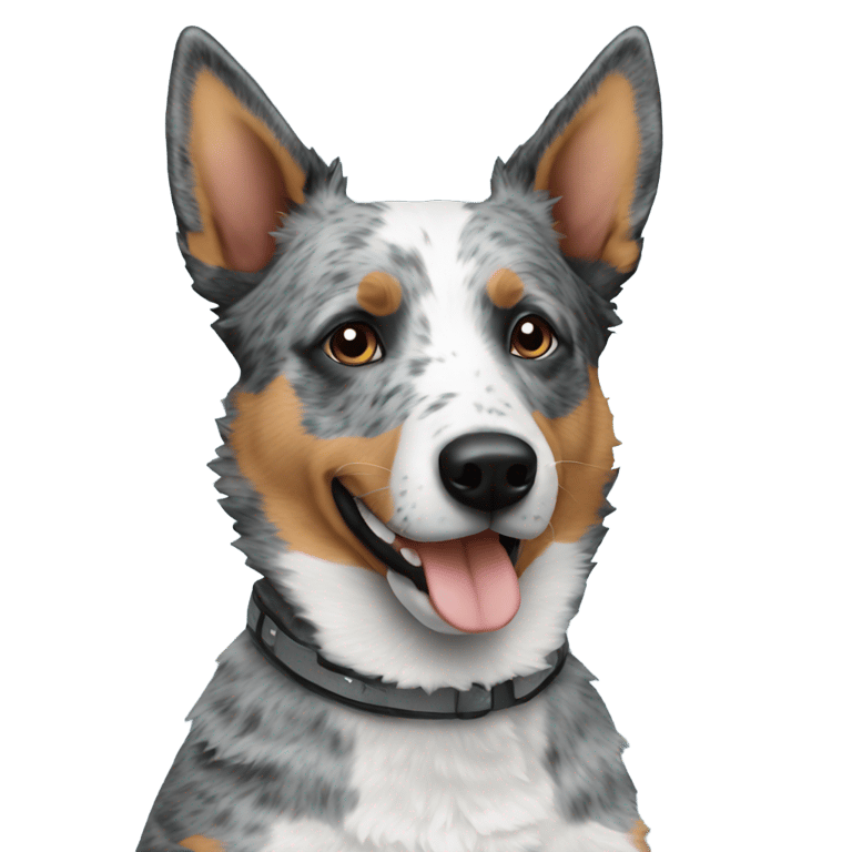 genmoji : blue heeler