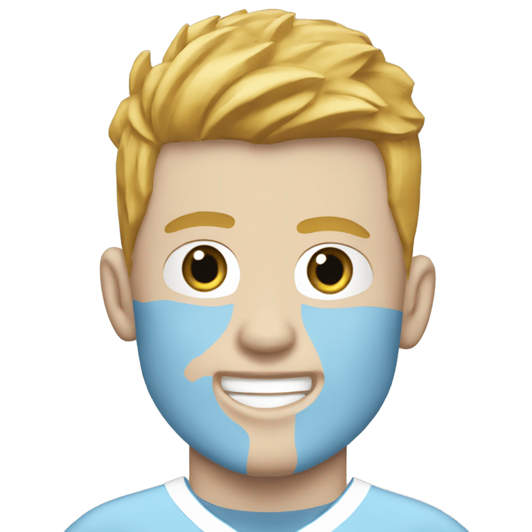 genmoji : Kdb Manchester city fc numéro 17