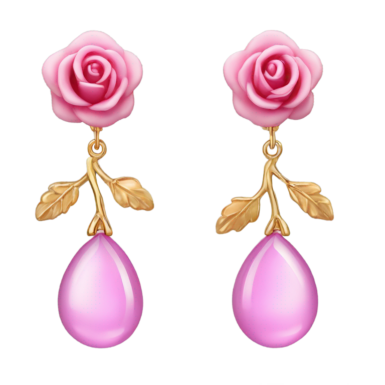 genmoji: Une dame âgée branchée mèche rose boucles d’oreilles immenses