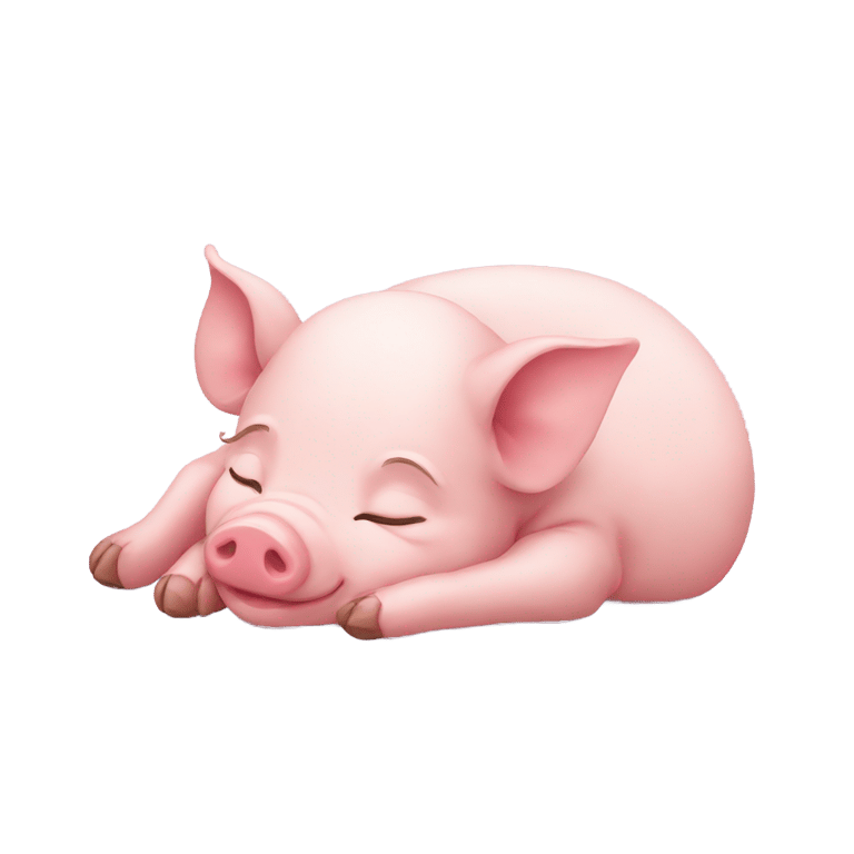 genmoji: piglet sleep