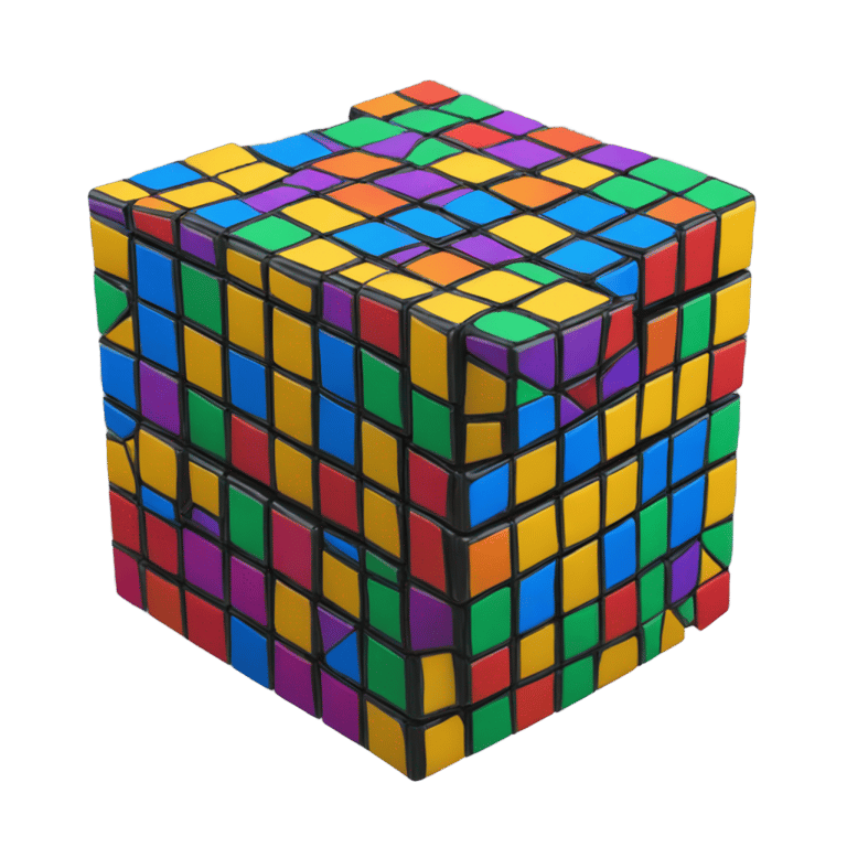 genmoji: Rubik's cube