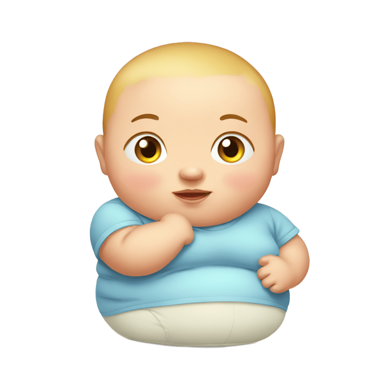 genmoji: Obese baby emoji