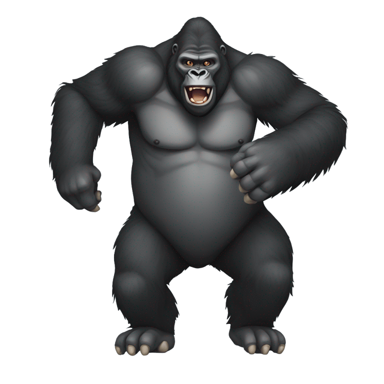 genmoji: big mok gorilla