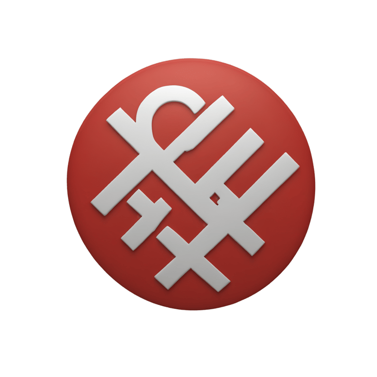 genmoji: a swastika flag. black swastika in a white circle on a red flag.