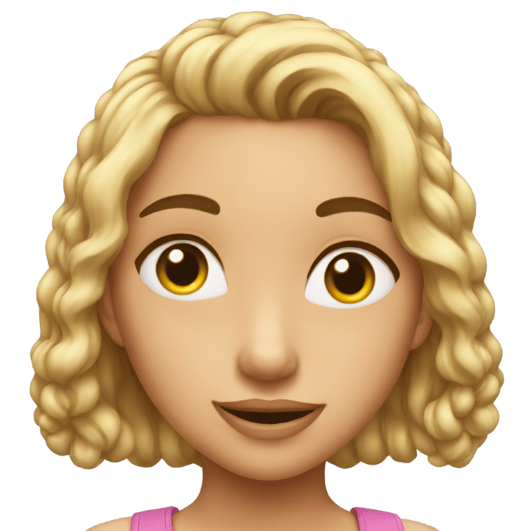 genmoji: a girl with big ass